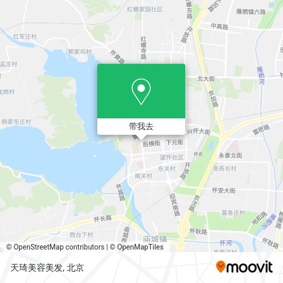 天琦美容美发地图