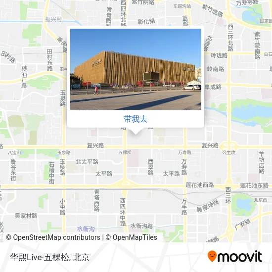 华熙Live·五棵松地图