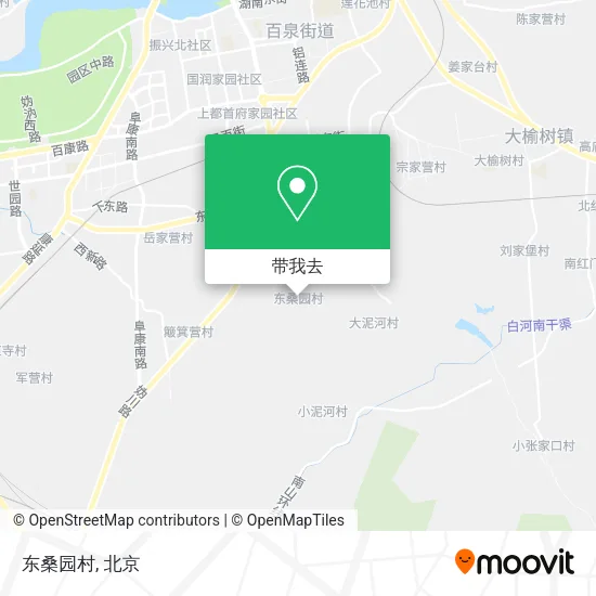 东桑园村地图