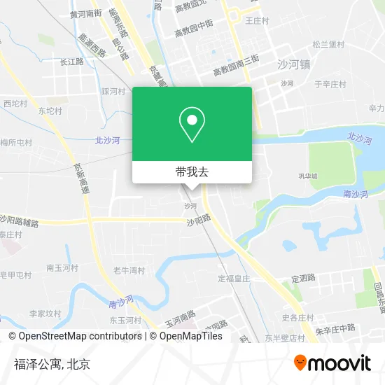 福泽公寓地图
