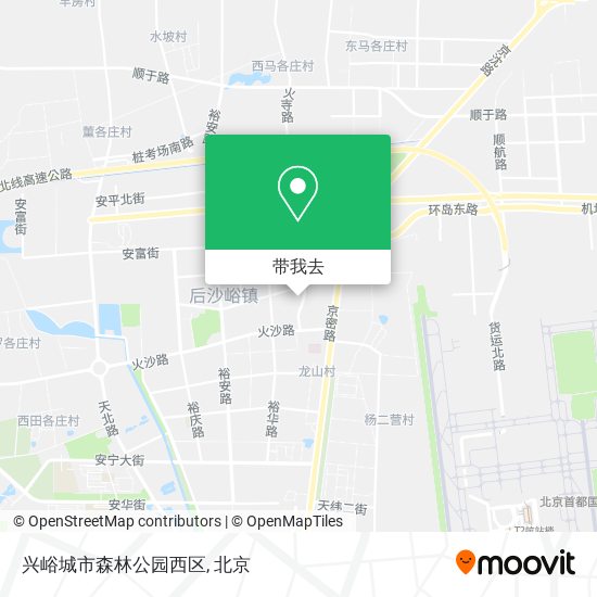 兴峪城市森林公园西区地图