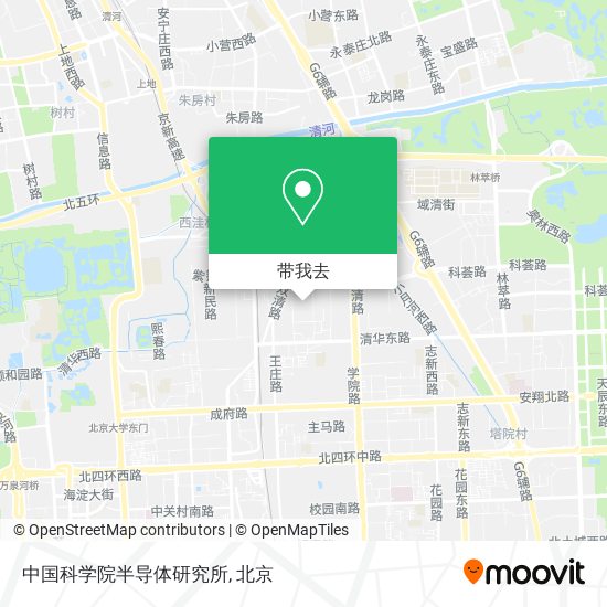 中国科学院半导体研究所地图