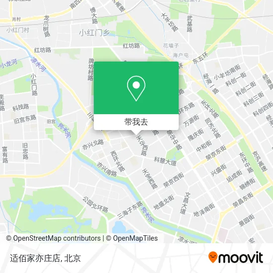 适佰家亦庄店地图