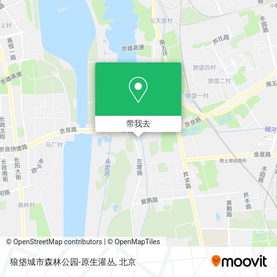 狼垡城市森林公园-原生灌丛地图