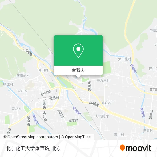 北京化工大学体育馆地图