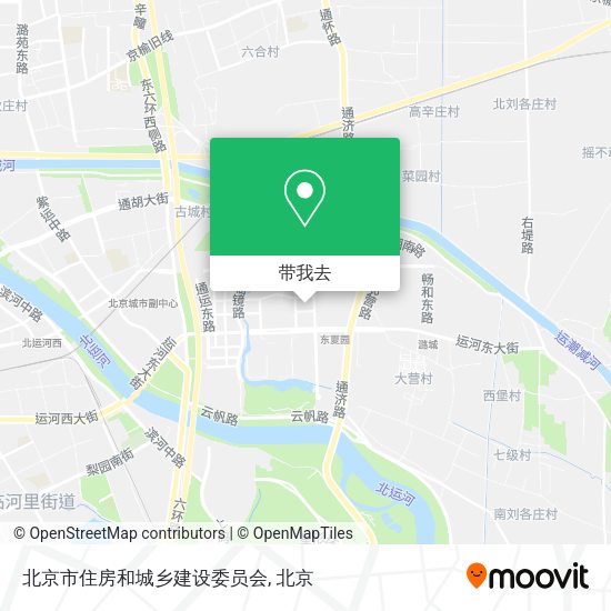 北京市住房和城乡建设委员会地图