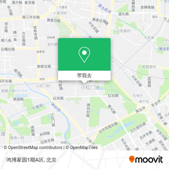 鸿博家园1期A区地图
