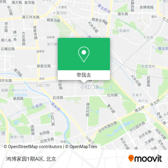 鸿博家园1期A区地图