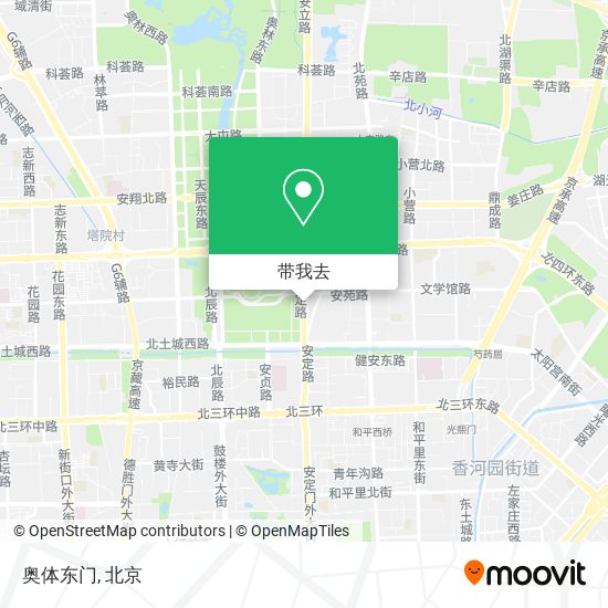 奥体东门地图