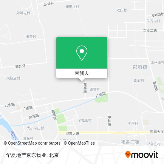 华夏地产京东物业地图