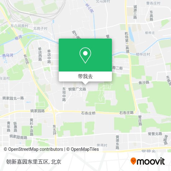 朝新嘉园东里五区地图