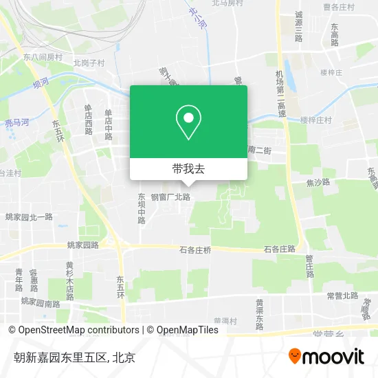 朝新嘉园东里五区地图