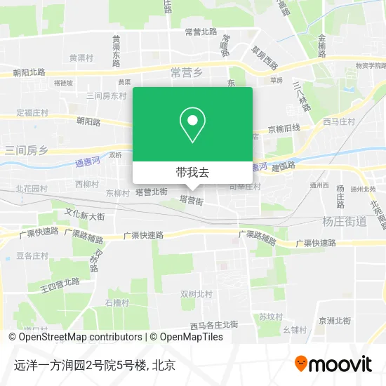远洋一方润园2号院5号楼地图