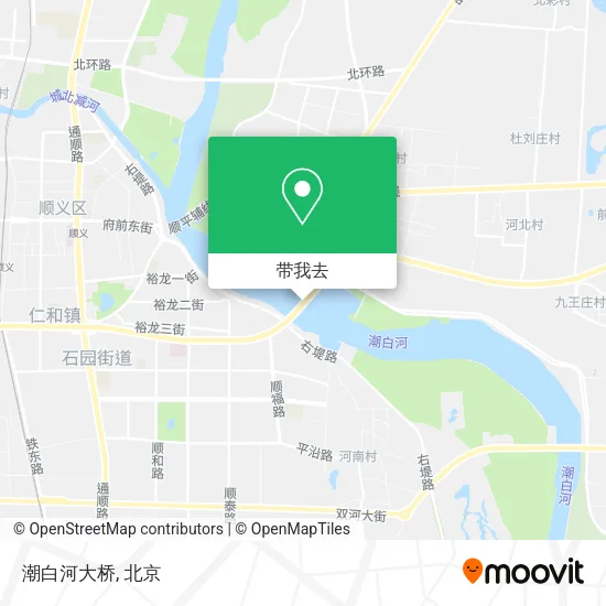 潮白河大桥地图