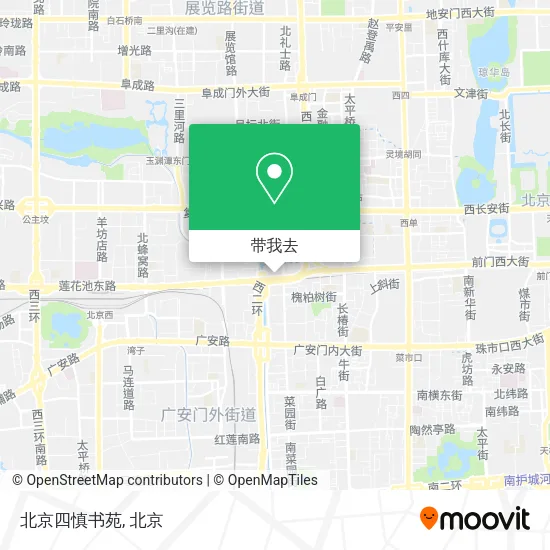 北京四慎书苑地图