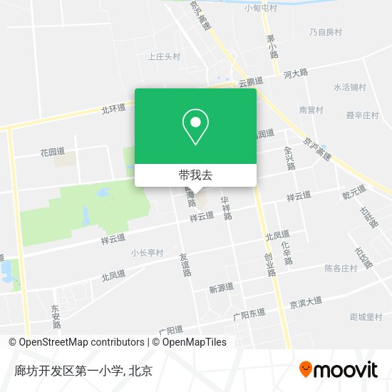 廊坊开发区第一小学地图
