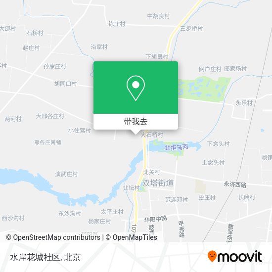 水岸花城社区地图