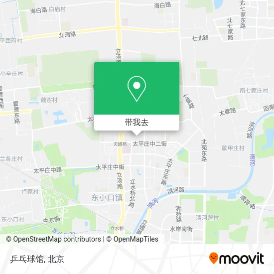 乒乓球馆地图