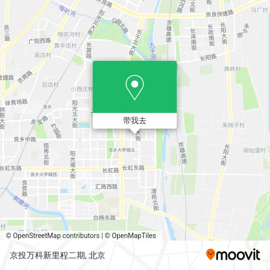 京投万科新里程二期地图