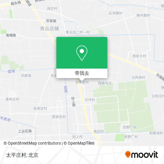 太平庄村地图