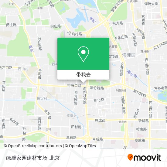 绿馨家园建材市场地图