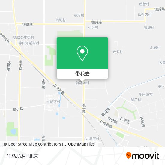 前马坊村地图