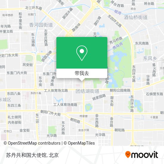 苏丹共和国大使馆地图