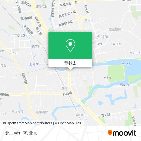 北二村社区地图