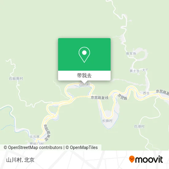 山川村地图