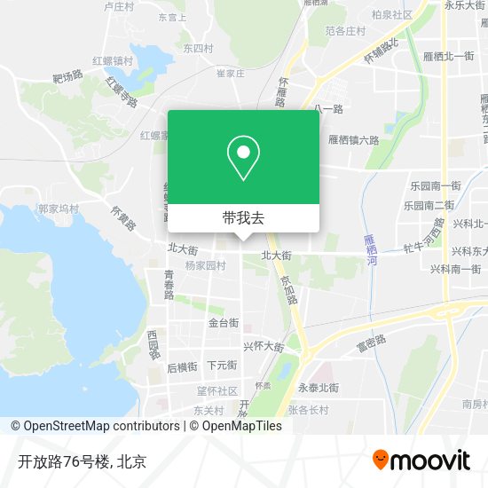 开放路76号楼地图