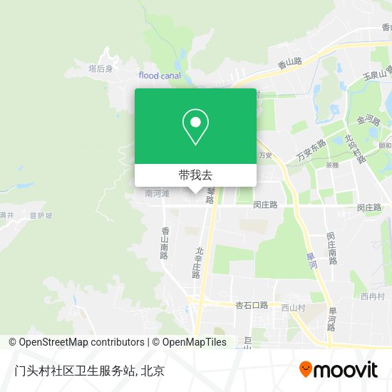 门头村社区卫生服务站地图