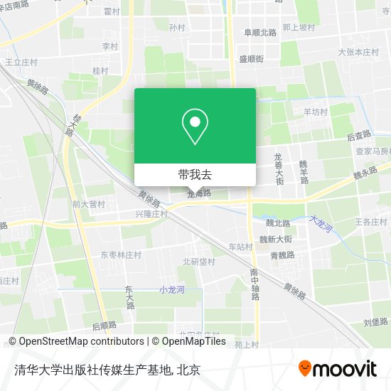 清华大学出版社传媒生产基地地图