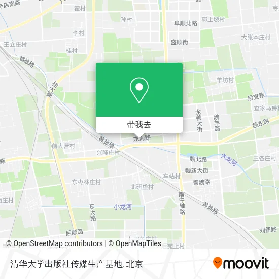 清华大学出版社传媒生产基地地图