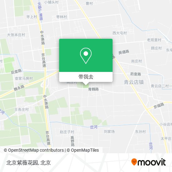 北京紫薇花园地图