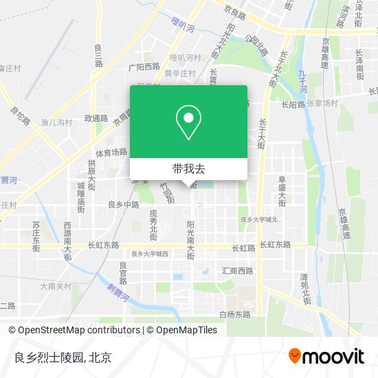 良乡烈士陵园地图
