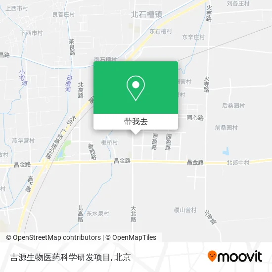 吉源生物医药科学研发项目地图