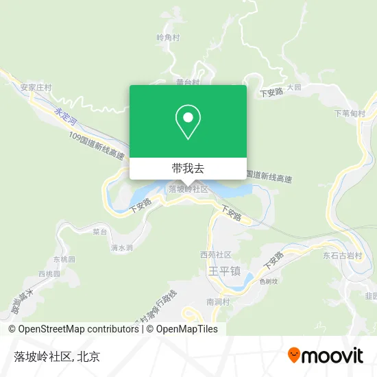 落坡岭社区地图