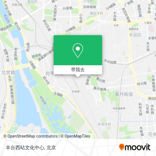 丰台西站文化中心地图