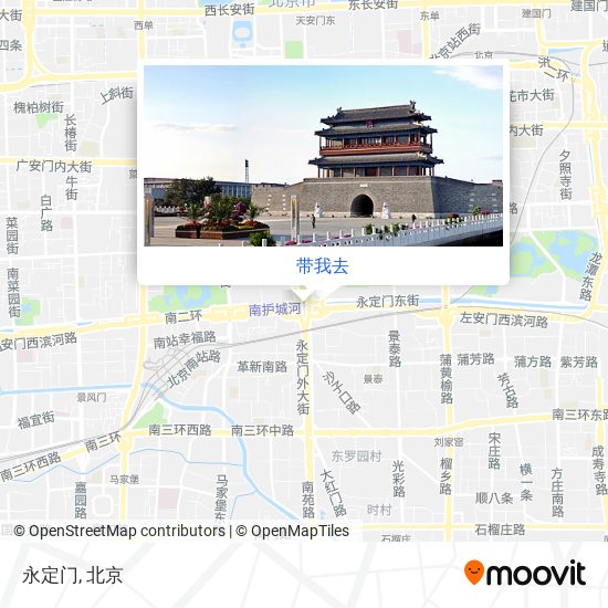 永定门地图