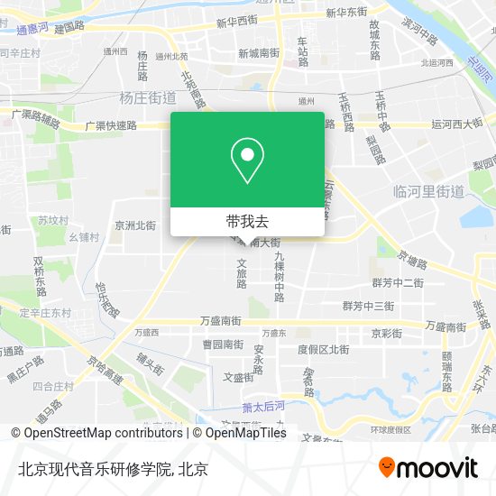 北京现代音乐研修学院地图