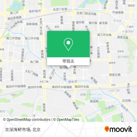 京深海鲜市场地图