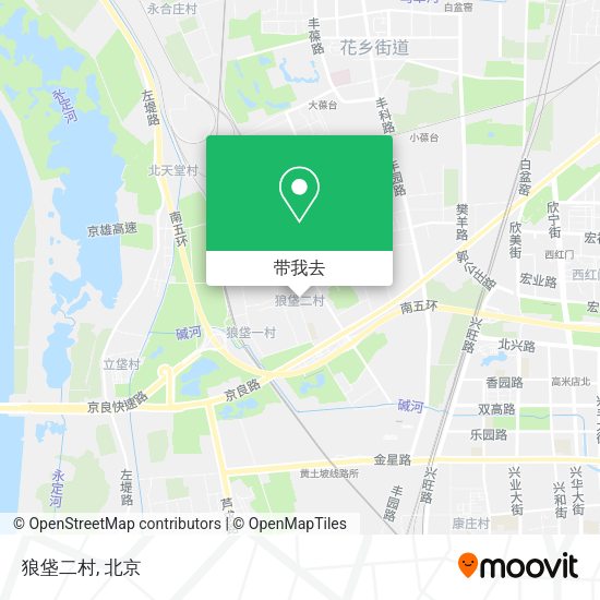 狼垡二村地图