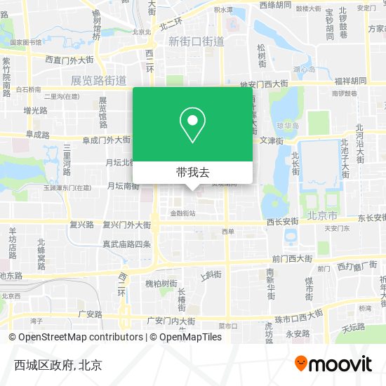 西城区政府地图