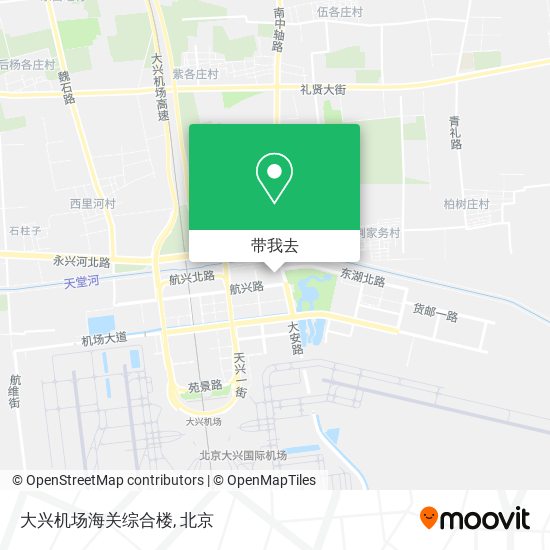大兴机场海关综合楼地图