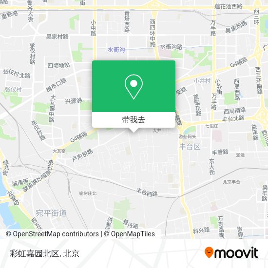 彩虹嘉园北区地图