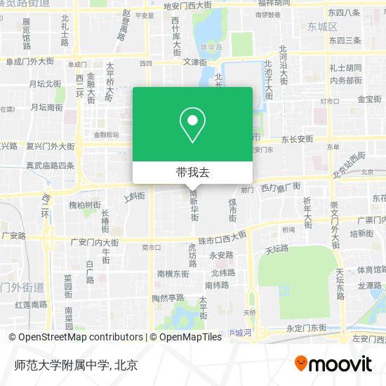 师范大学附属中学地图