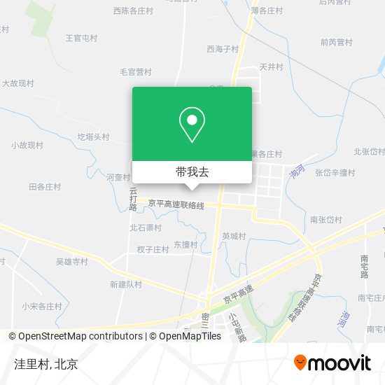 洼里村地图