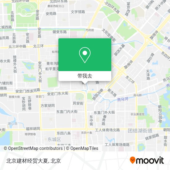 北京建材经贸大夏地图
