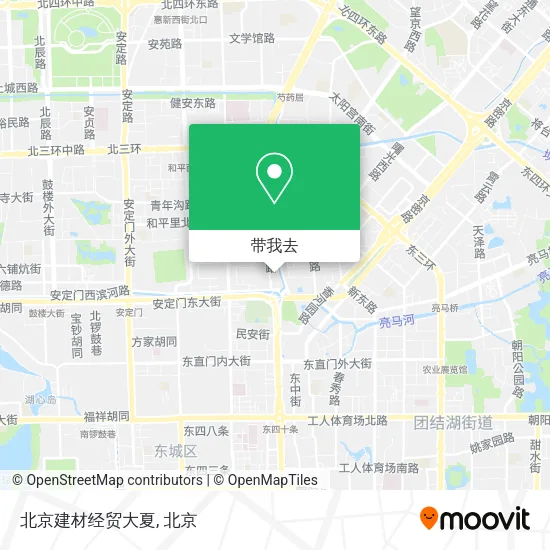 北京建材经贸大夏地图