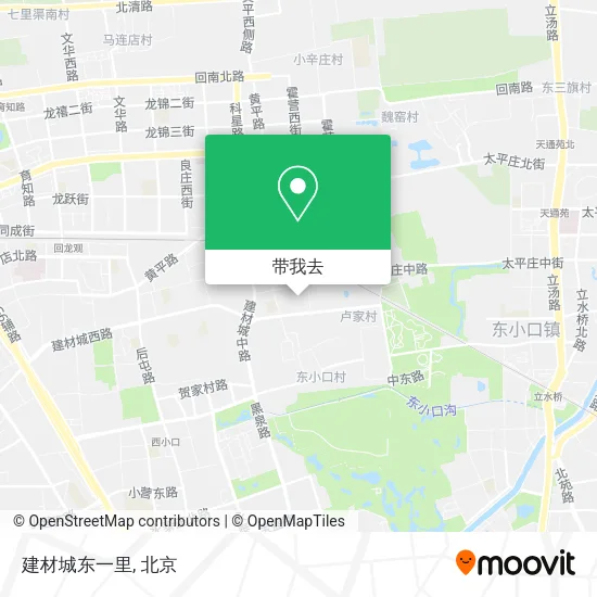 建材城东一里地图